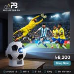 F20 Mini Portable Projector | Full HD 1080P Support | WiFi & Bluetooth | Home Theater & Office Presentation Projector - Image 3