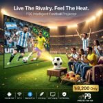 F20 Mini Portable Projector | Full HD 1080P Support | WiFi & Bluetooth | Home Theater & Office Presentation Projector - Image 2