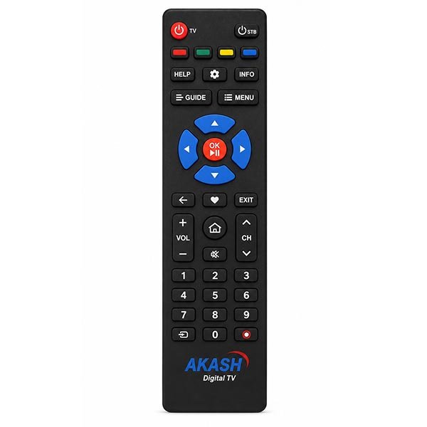 Akash TV Remote Blue OK
