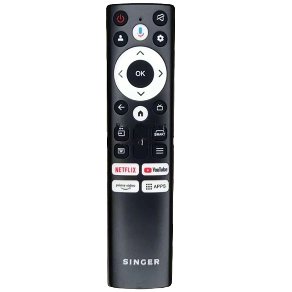 SINGER Android LED TV Voice Remote, SINGER Smart LED TV Voice Remote, SINGER Android TV Replacement Remote, SINGER Netflix YouTube Remote Compatible, SINGER 4K Smart TV Remote Bangladesh, SINGER Premium TV Remote 2024, SINGER Google Play Supported Remote, SINGER Android Smart Remote Control, SINGER LED TV Voice Remote, SINGER Smart TV Remote Controller