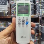 LG AC Remote Green Display