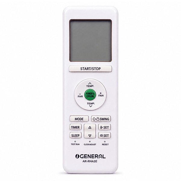 General AR-RHA2E White AC Remote