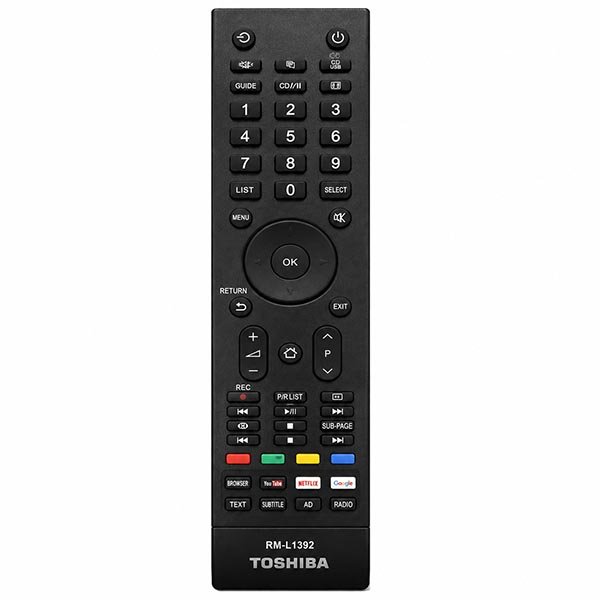Toshiba RM-L1392 Smart TV Remote