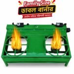 Family Size Double Burner Mobil Chula