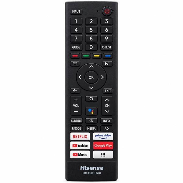 Hisense ERF3K80H Remote