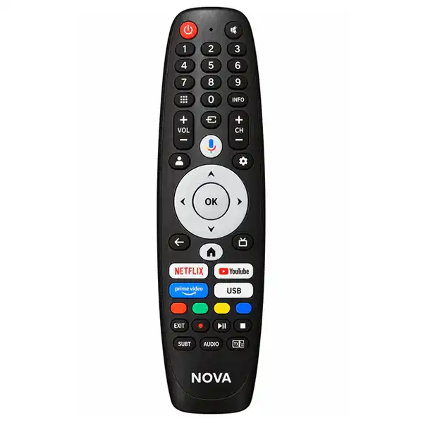 NOVA Android LED TV Voice Remote Control