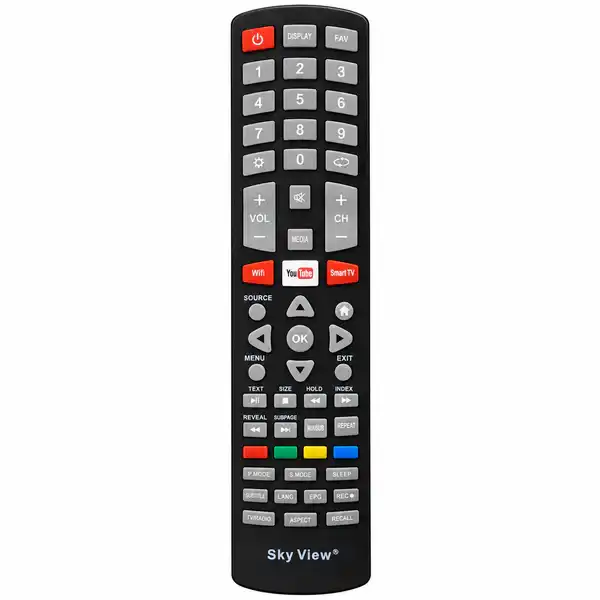 Sky View LED LCD TV Remote Control